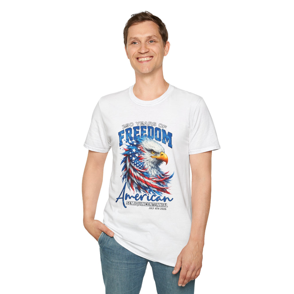 Freedom Eagle T‑Shirt — 250 Years of American Pride