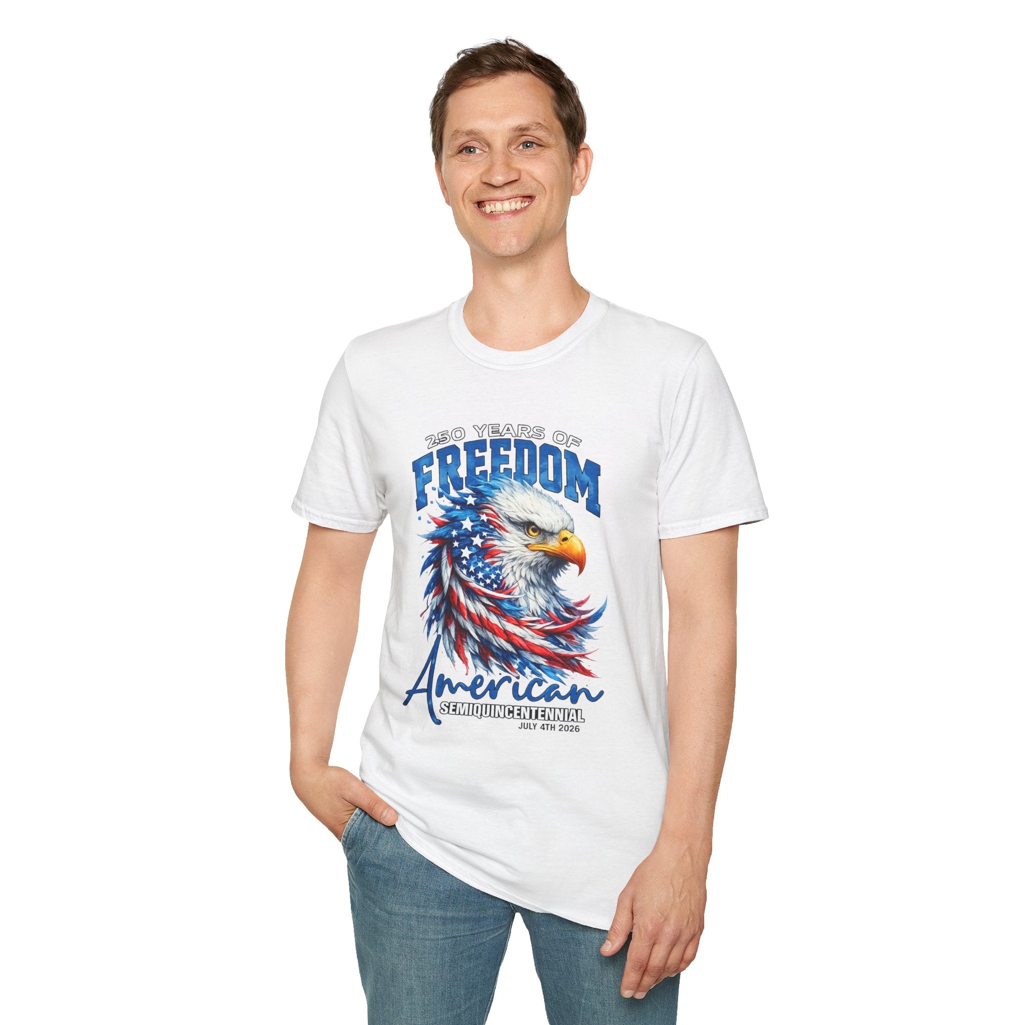 Freedom Eagle T‑Shirt — 250 Years of American Pride