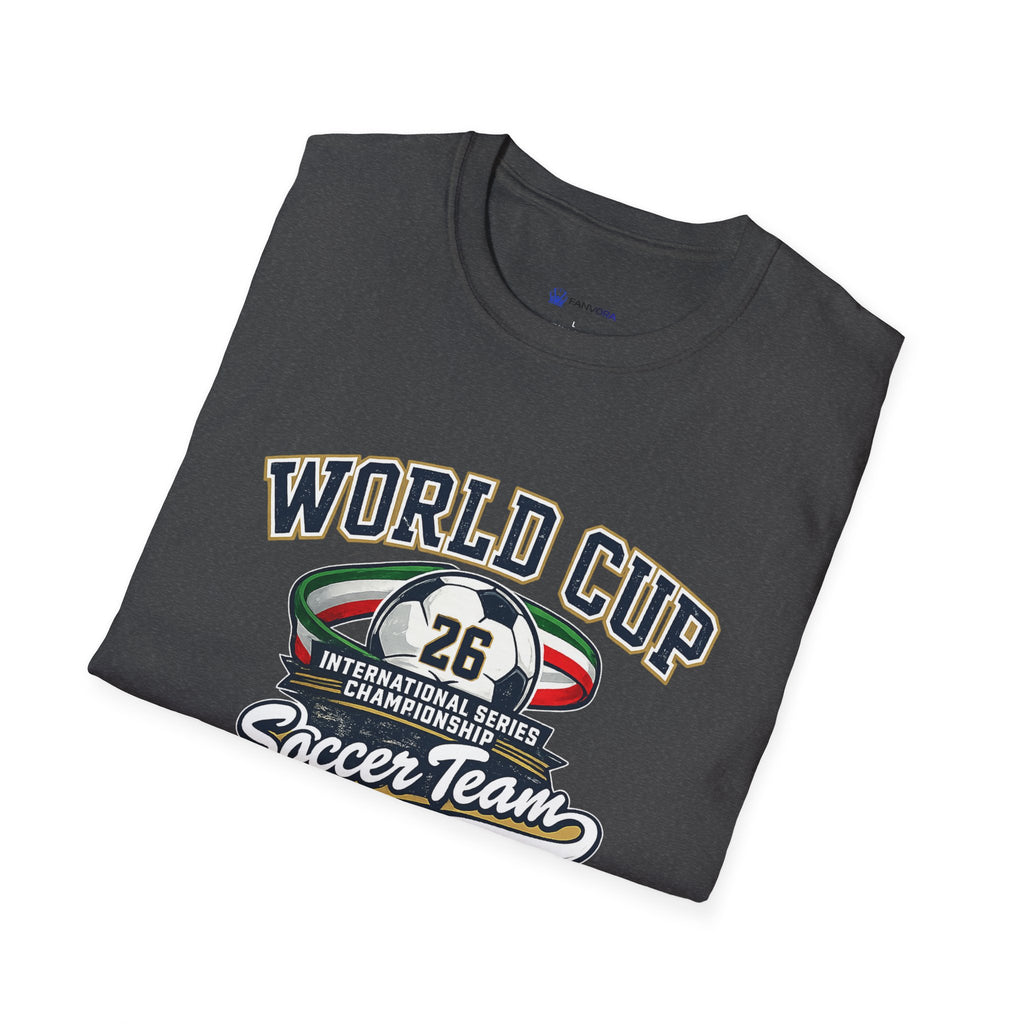 Soccer Team T‑Shirt – Vintage International Series Championship Design