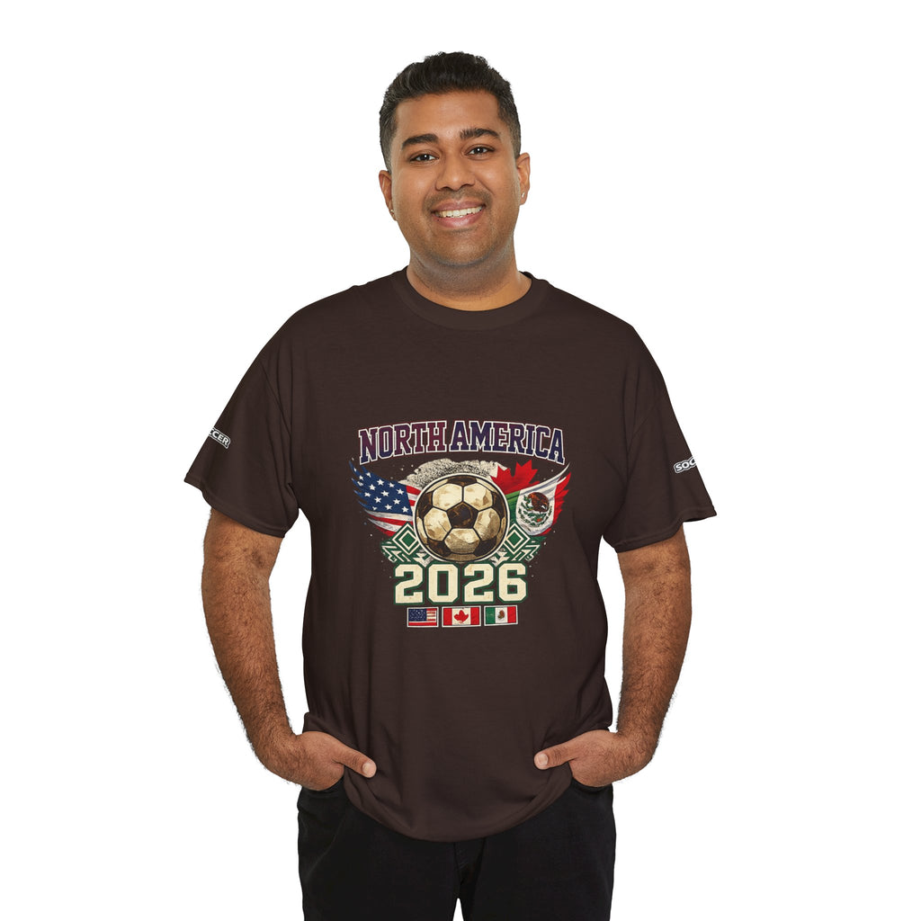 North America 2026 Soccer T-Shirt — USA Canada Mexico
