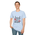 Loved & Blessed T-Shirt — Women’s Inspirational Heart Tee