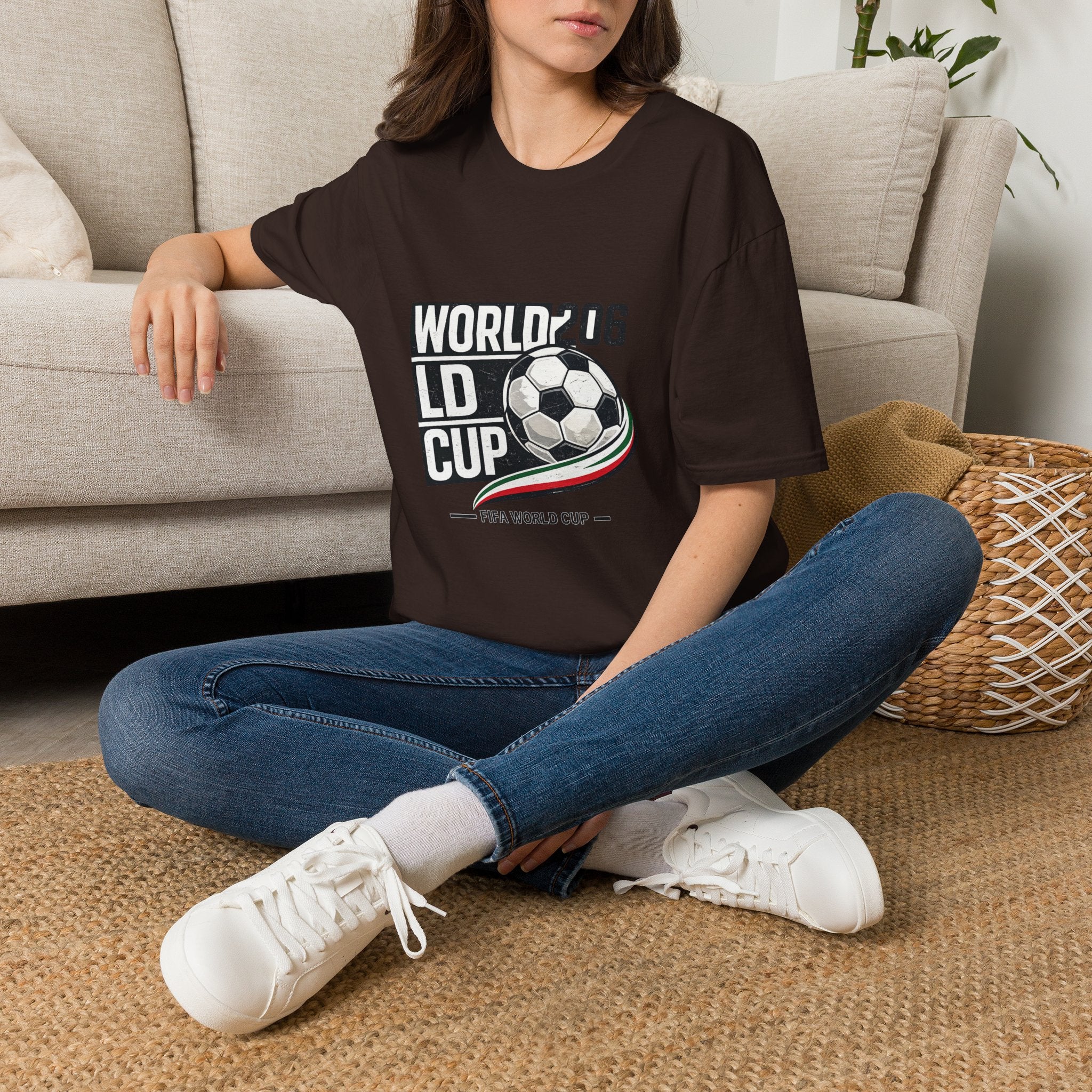 World 206 LD Cup Soccer T-Shirt — soccer Graphic Tee