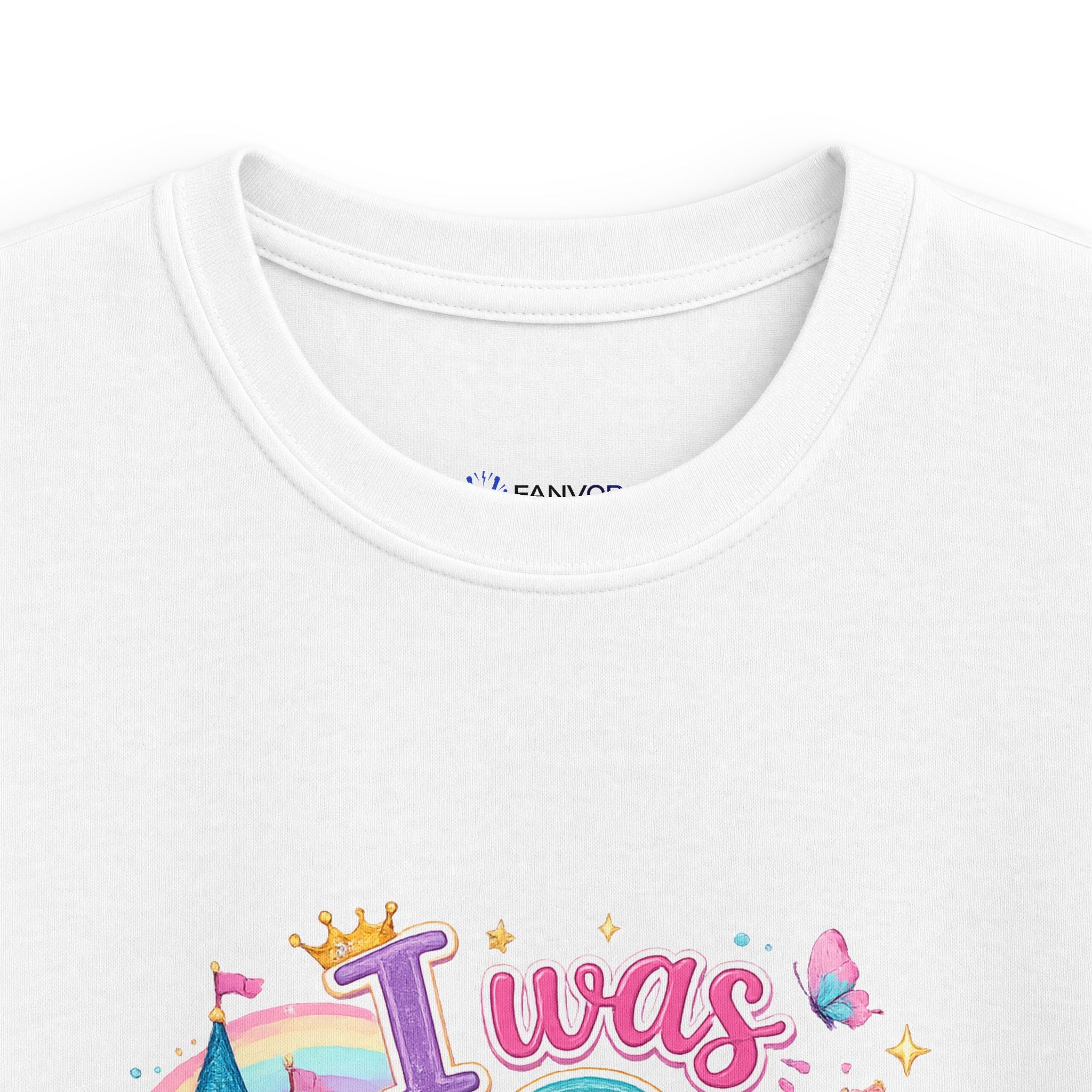 Girls' Princess 8th Birthday T-Shirt — "This Is How I Turn 8" Floral Castle Tee