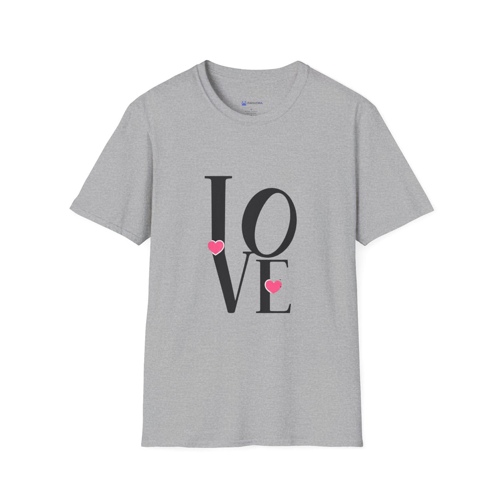 LOVE Heart Graphic T-Shirt — Romantic Valentine's Day Tee
