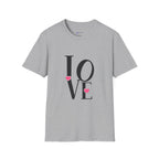 LOVE Heart Graphic T-Shirt — Romantic Valentine's Day Tee