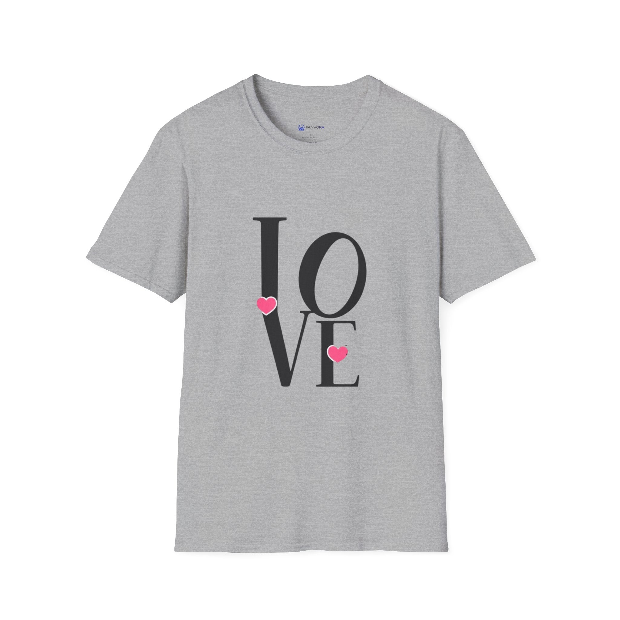 LOVE Heart Graphic T-Shirt — Romantic Valentine's Day Tee