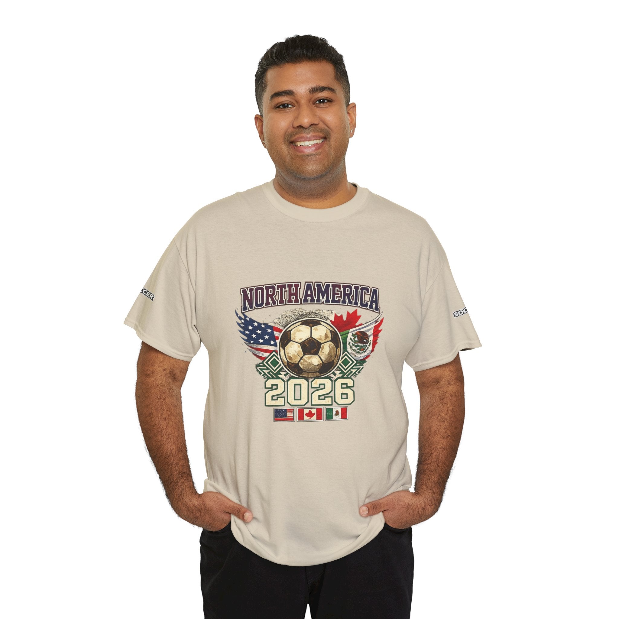North America 2026 Soccer T-Shirt — USA Canada Mexico