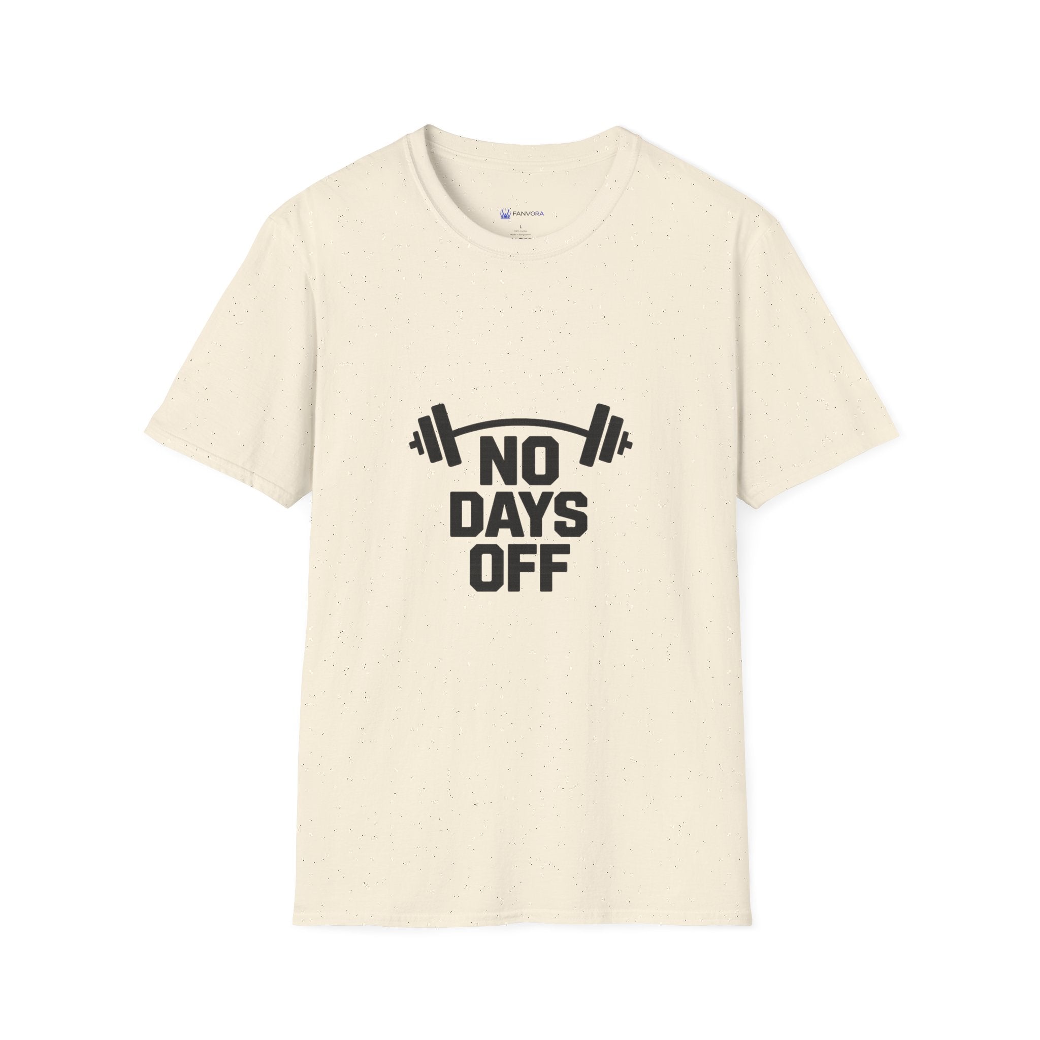No Days Off T-Shirt — Motivational Gym Workout Tee