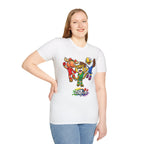 Kids Mascot Team T-Shirt — Cheerful Moose, Cheetah & Eagle Design