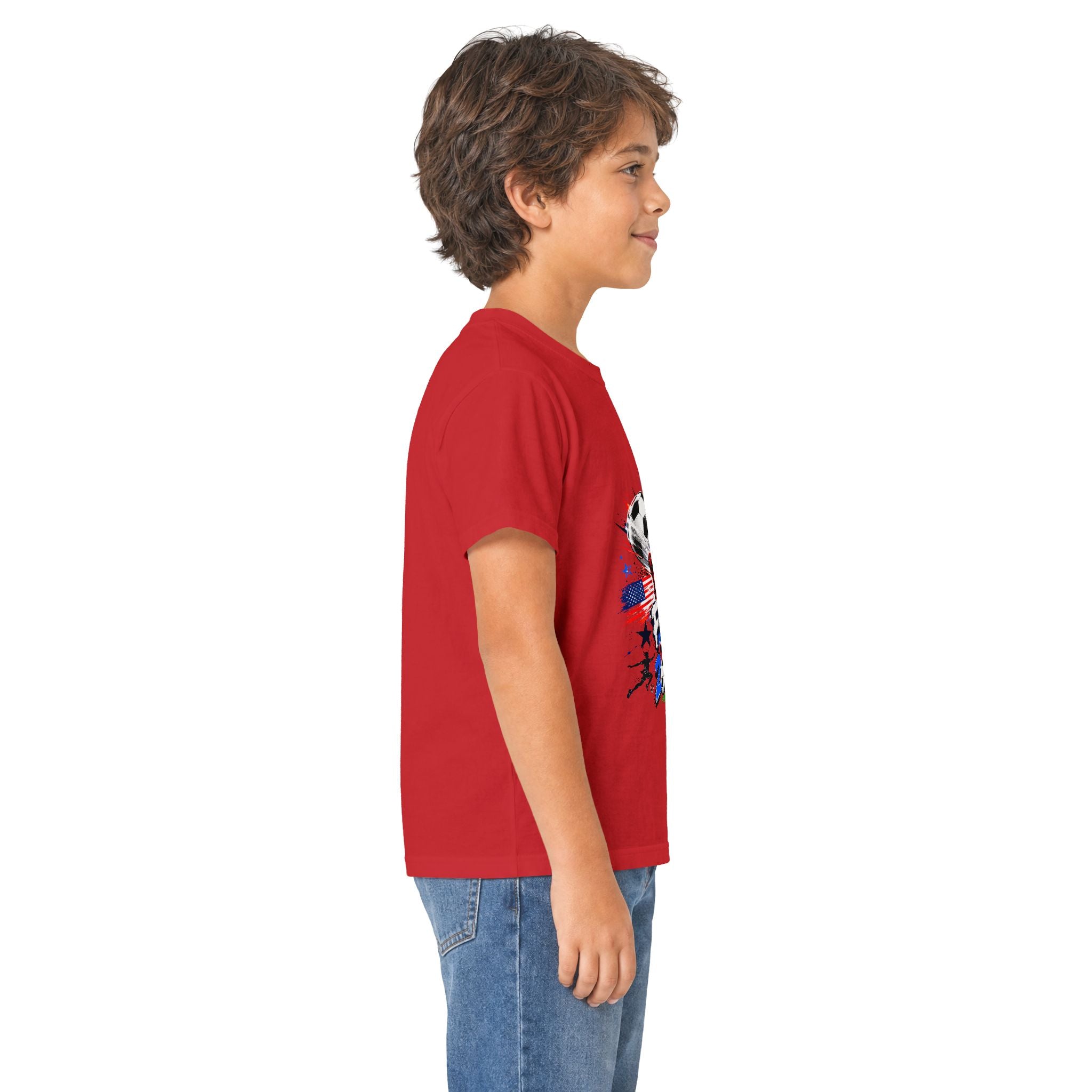Kids Soccer  2026 Tee cartoon character