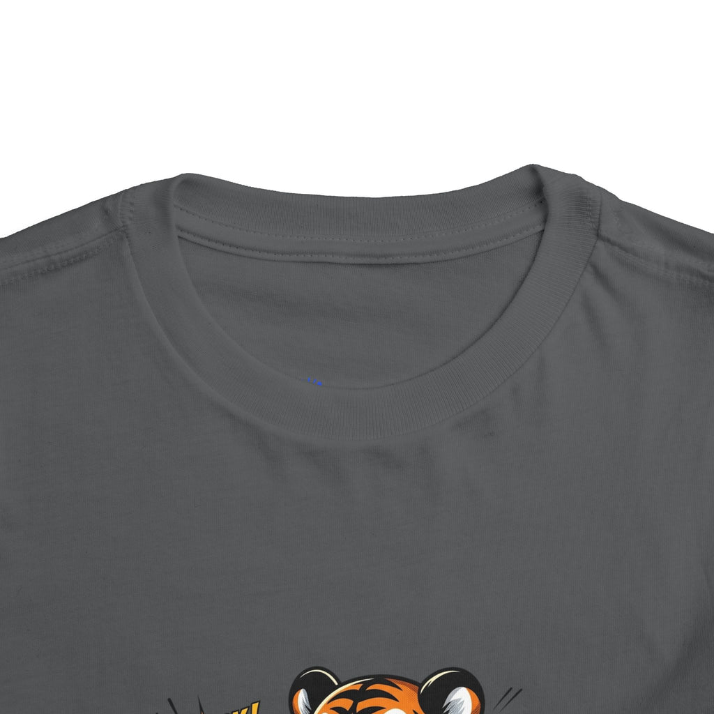 Toddler Soccer Tiger Tee — Cute Kicking Tiger Football Shirt for Kids