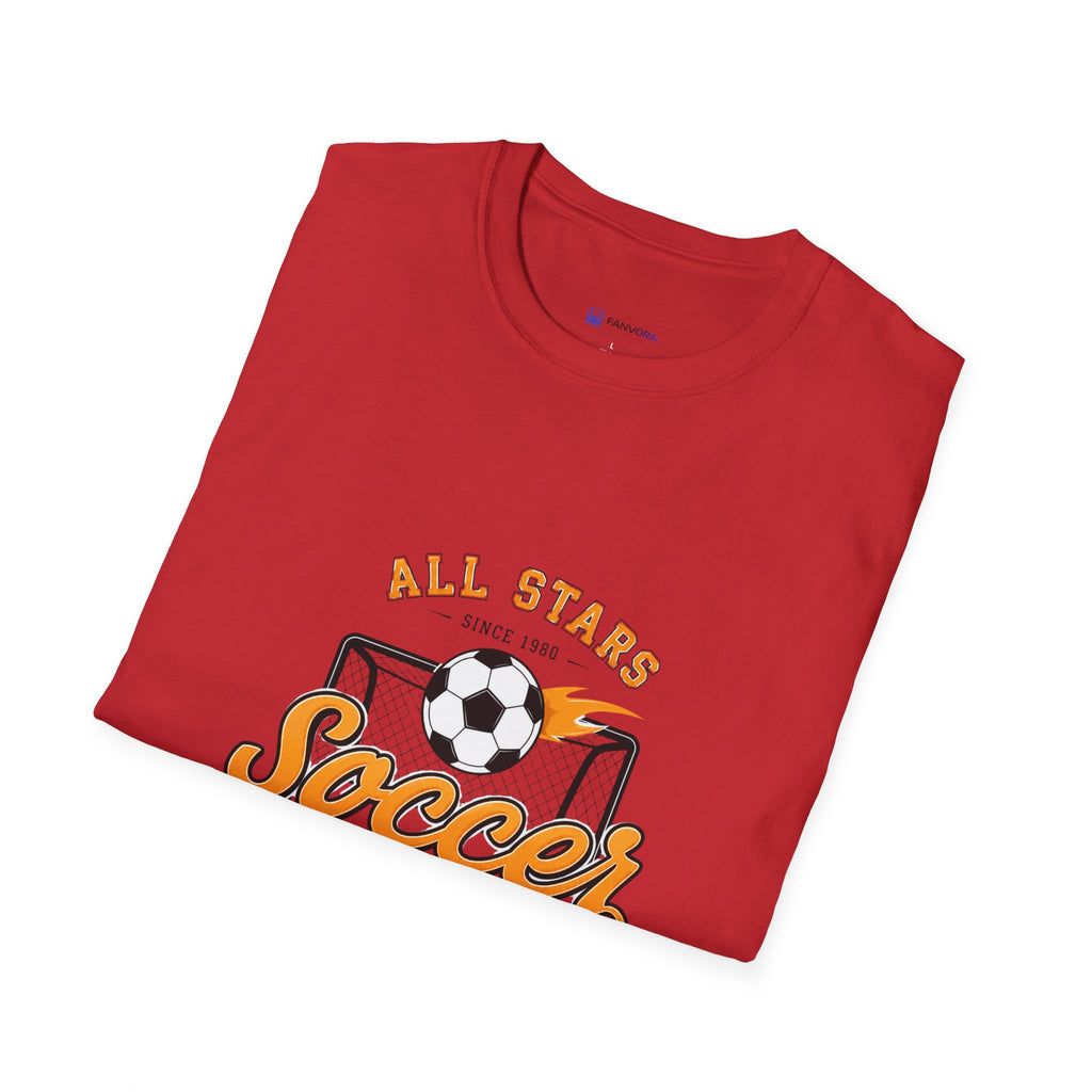 Soccer All Stars T-Shirt — Vintage Goal & Ball Sports Tee