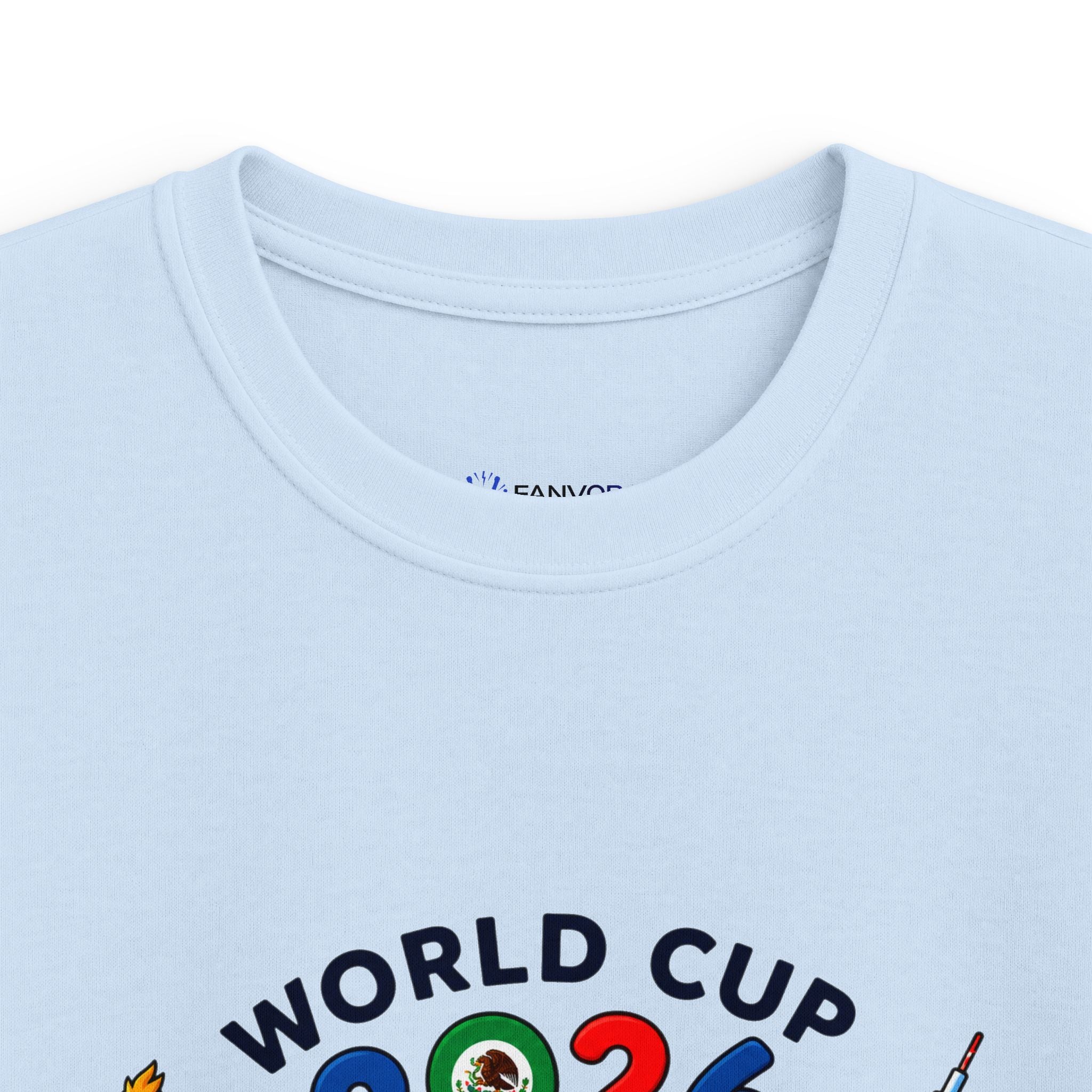 Kids Tee -  America Soccer Mascot & Landmarks