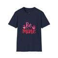 Valentine "Be Mine" T-Shirt — Cute Heart Graphic Tee for Women & Couples