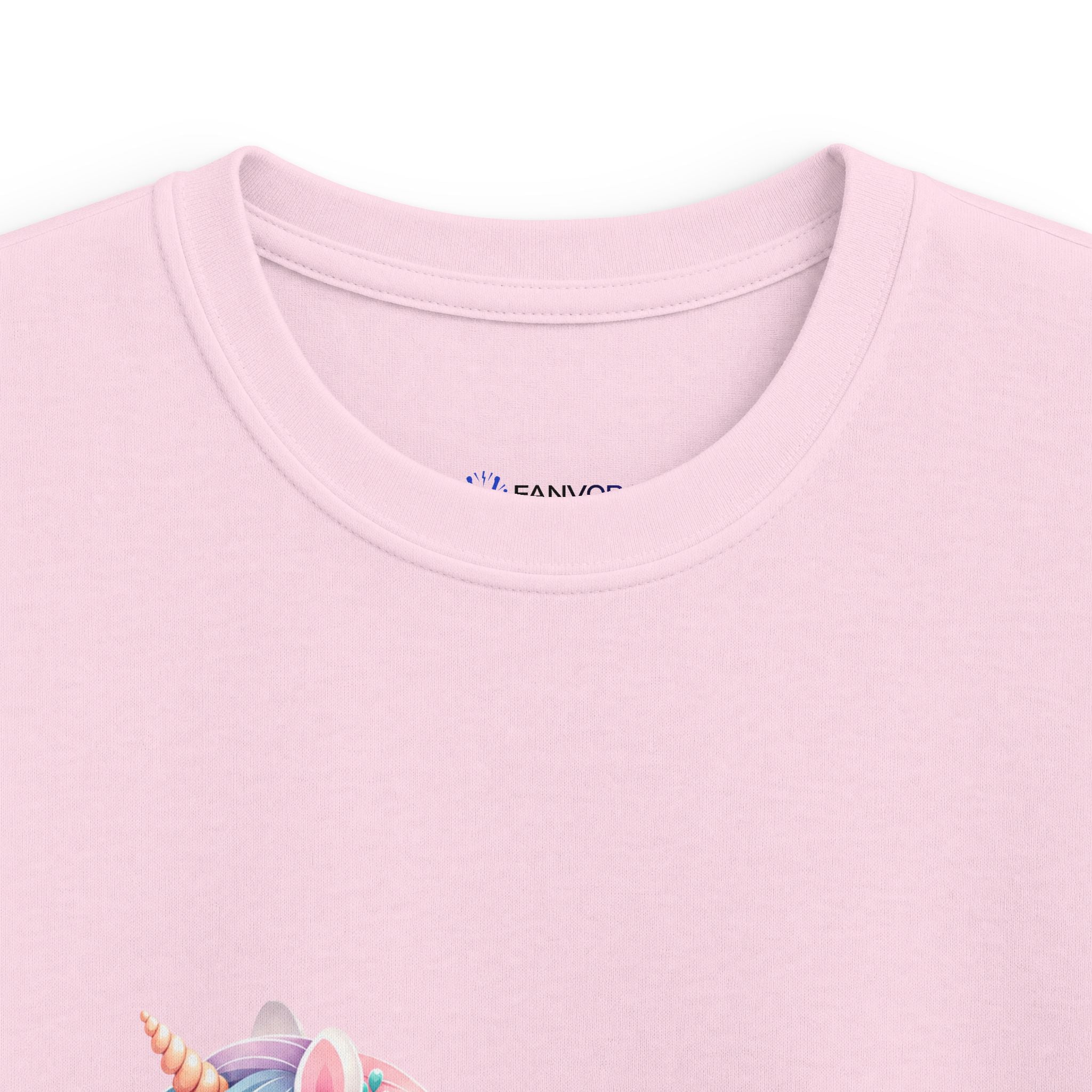 Kids Birthday Tee — Pastel Unicorn "Happy Birthday" Shirt for Girls