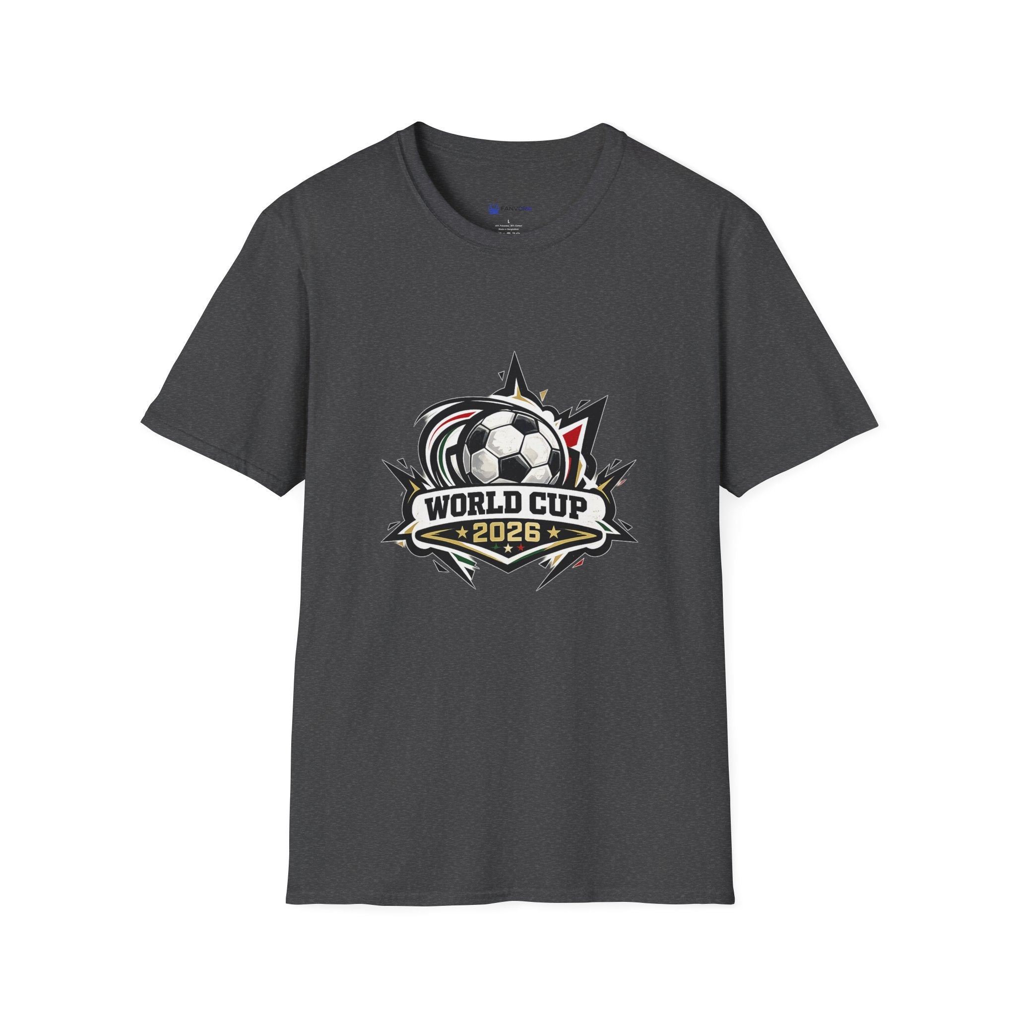 Soccer Cup 2026 Soccer T-Shirt — Retro Emblem Football Tee