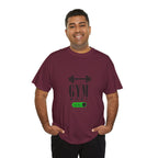 Gym Mode On T-Shirt — Workout Tee with Barbell Graphic
