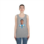 "I am Here to Stay" Argentina Soccer Star Tank Top — Jersey Portrait World Cup 2026.