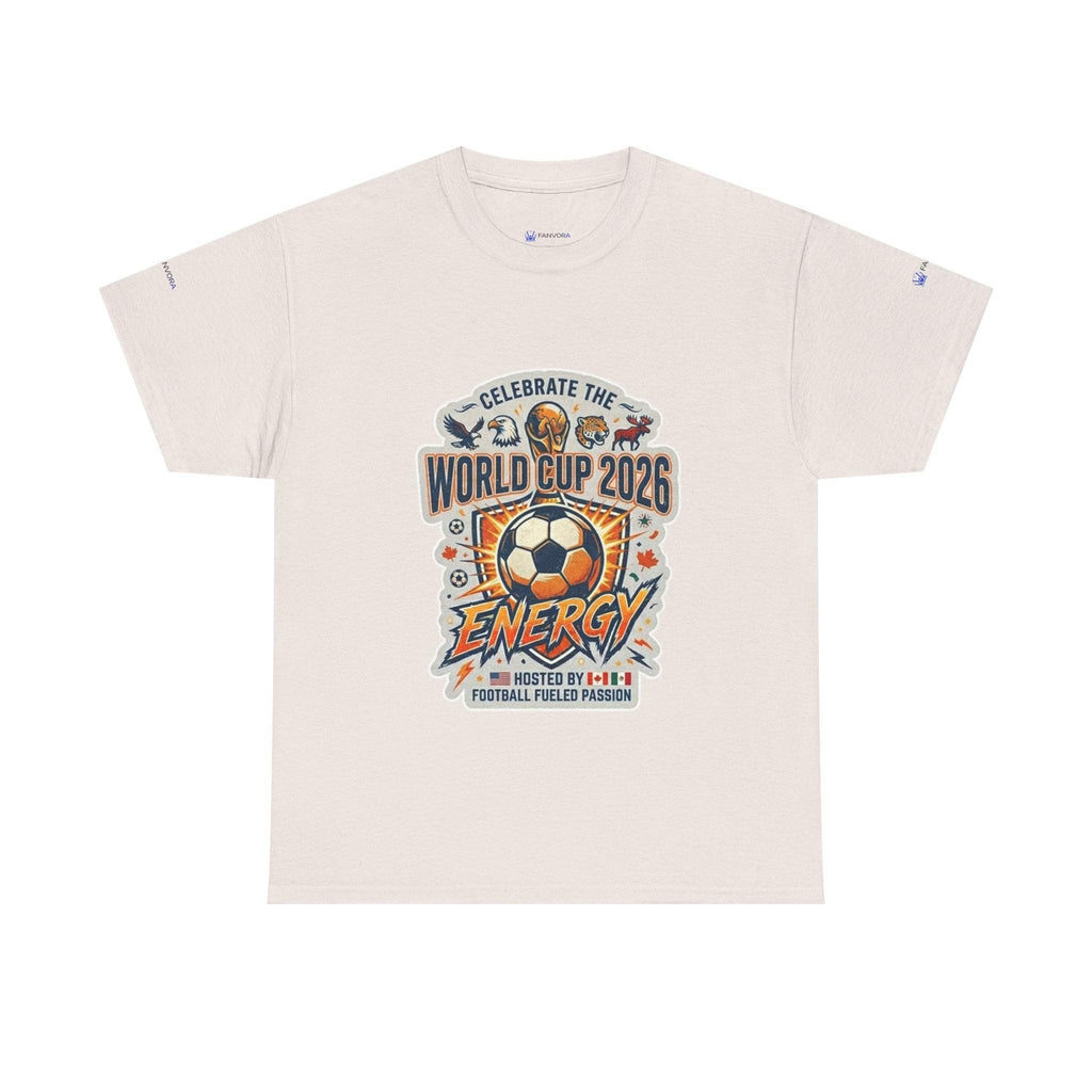 World Cup 2026 Energy Soccer Tee — "EAT SLEEP WATCH REPEAT" Fans Inspired.