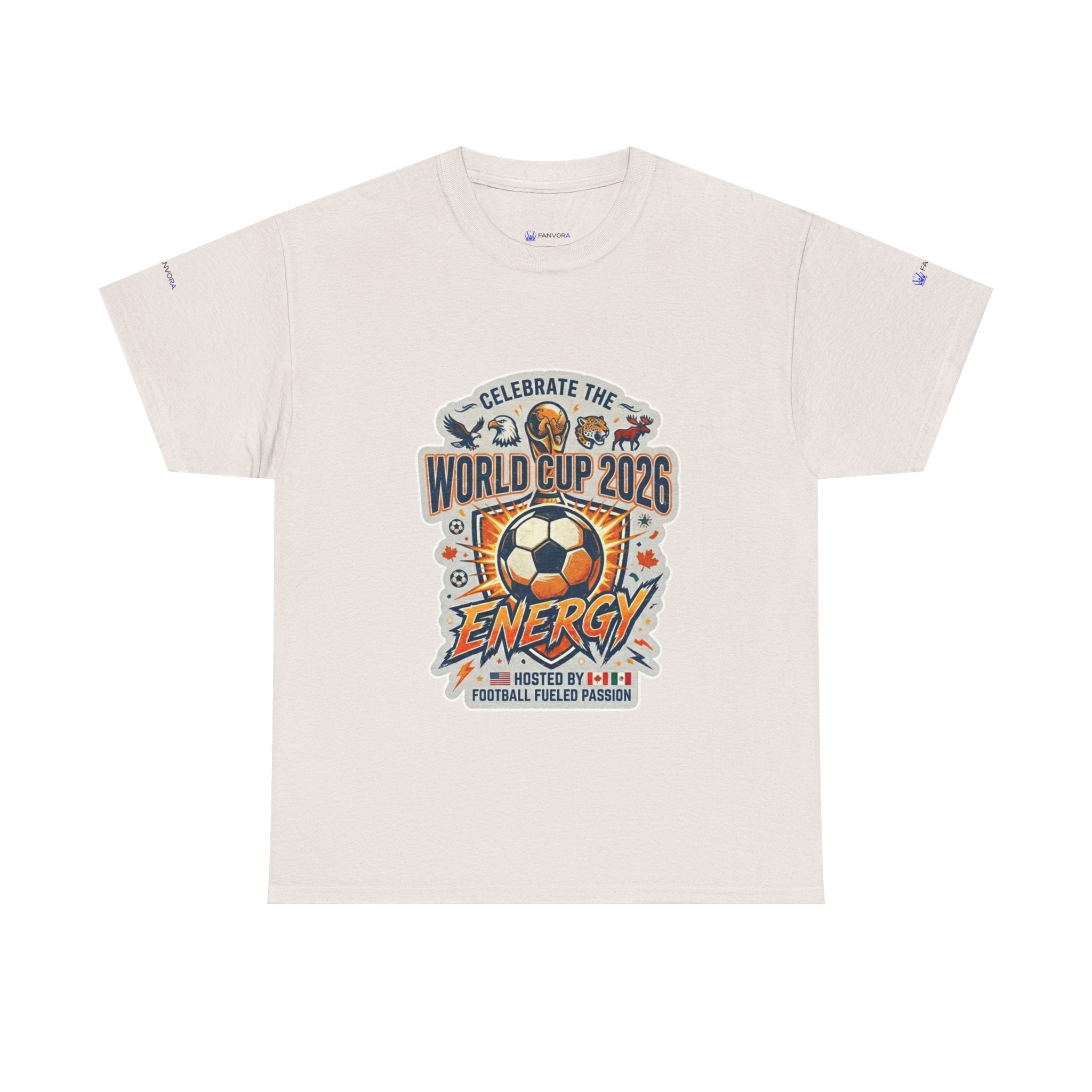 World Cup 2026 Energy Soccer Tee — "EAT SLEEP WATCH REPEAT" Fans Inspired
