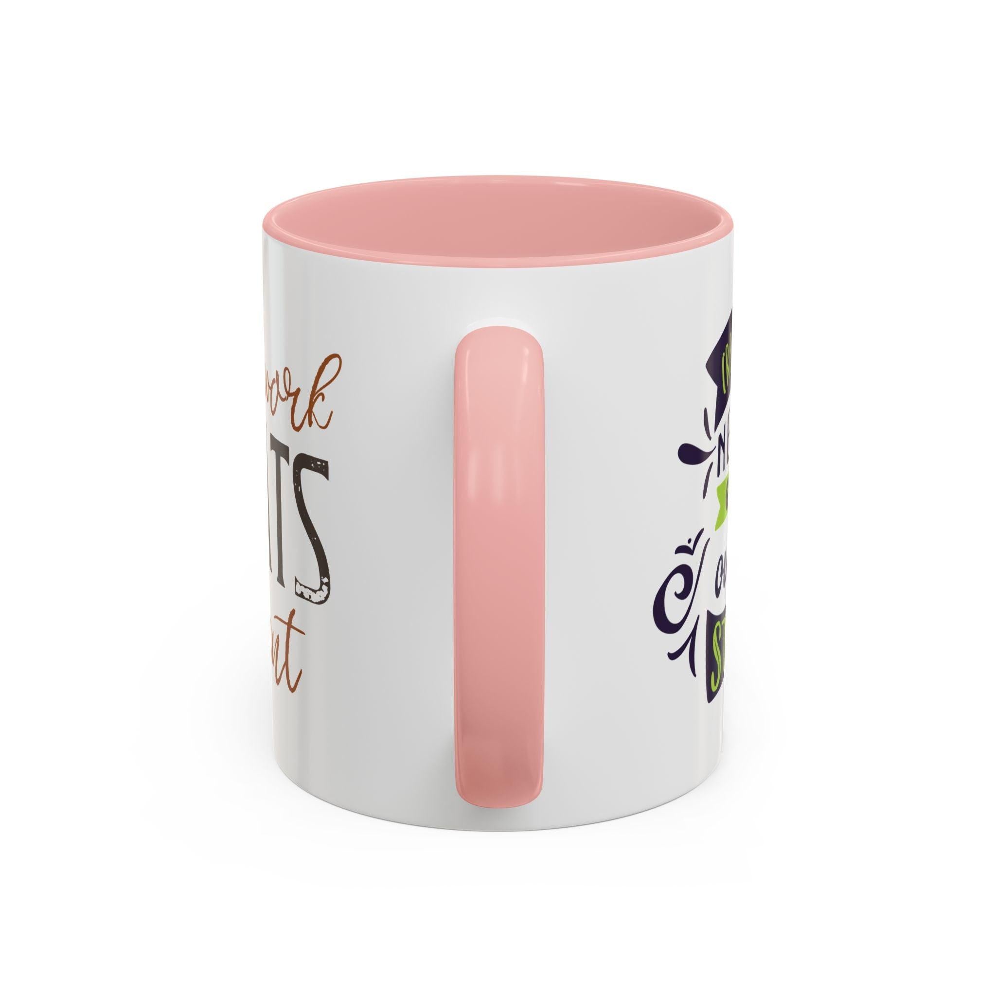 Inspirational "Creativity Never Goes Out of Style" Accent Coffee Mug (Black Handle).