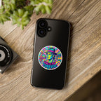 Matte Black iPhone Tough Cases 12 to 17 Pro Max  — "King of Pop Forever" Retro Pop Art Phone Case
