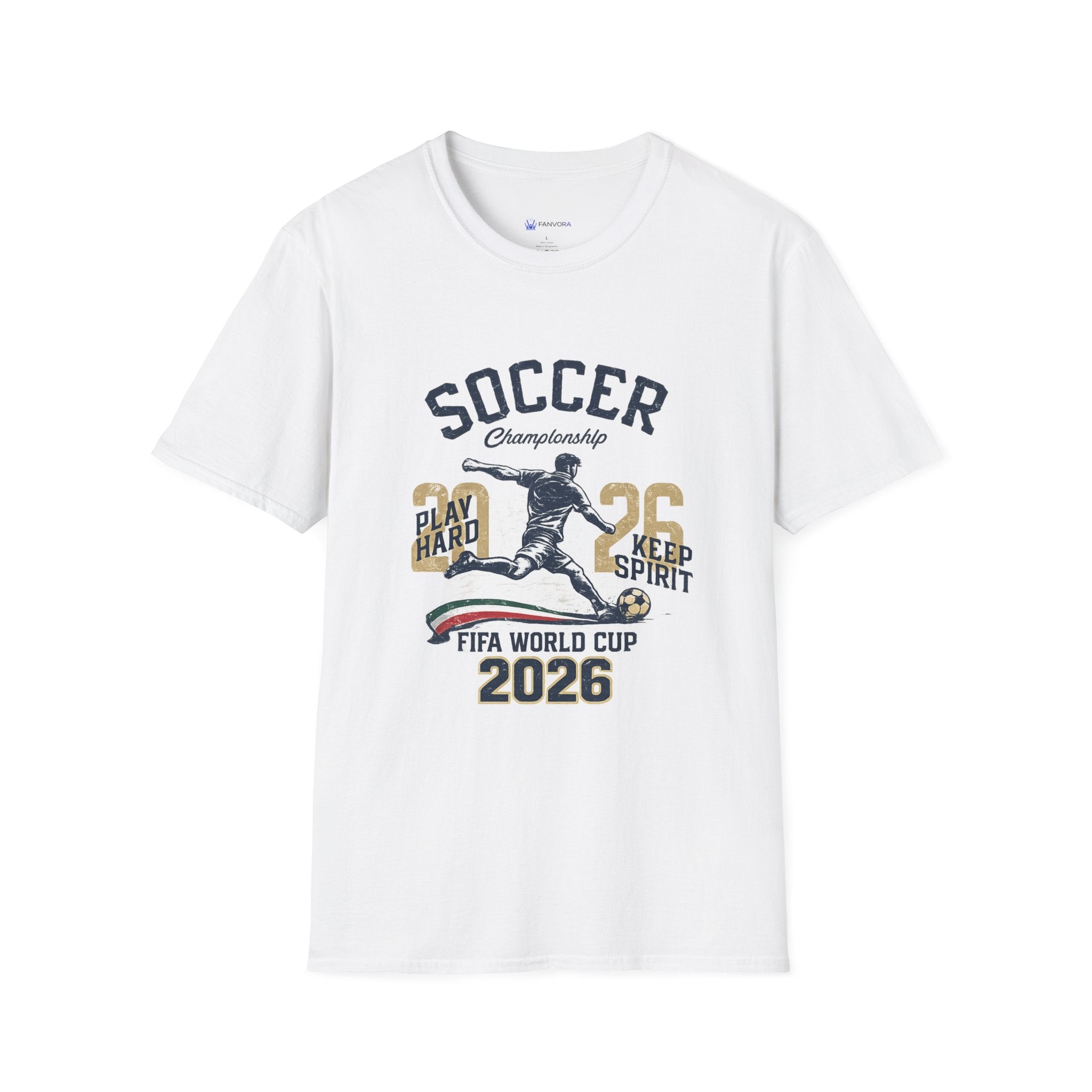 Soccer Championship 2026 T-Shirt —  Play Hard Soccer Tee