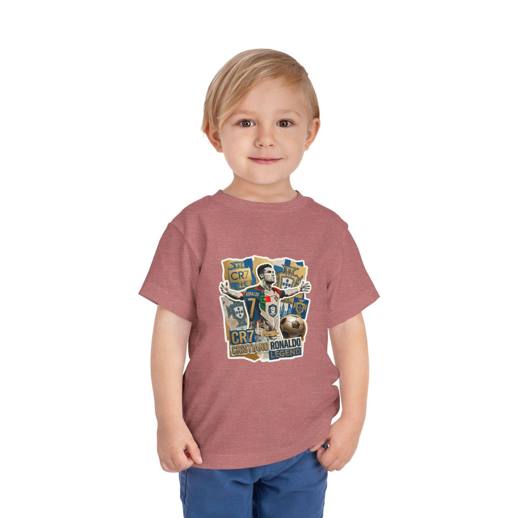 CR7 Fan Inspired Toddler Soccer T‑Shirt — Kids Football Fan Tee.