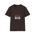 Gym Mode T-Shirt — Fitness Workout Tee with Dumbbell Graphic