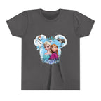 Girls' Frozen Princesses Youth Tee – Elsa & Anna Winter Friends Shirt
