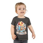 Toddler T-Shirt — Happy 3rd Birthday Bear Balloons Graphic