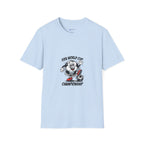 SPORTS comic style Cartoon Mascot T-Shirt — Championship Soccer Tee