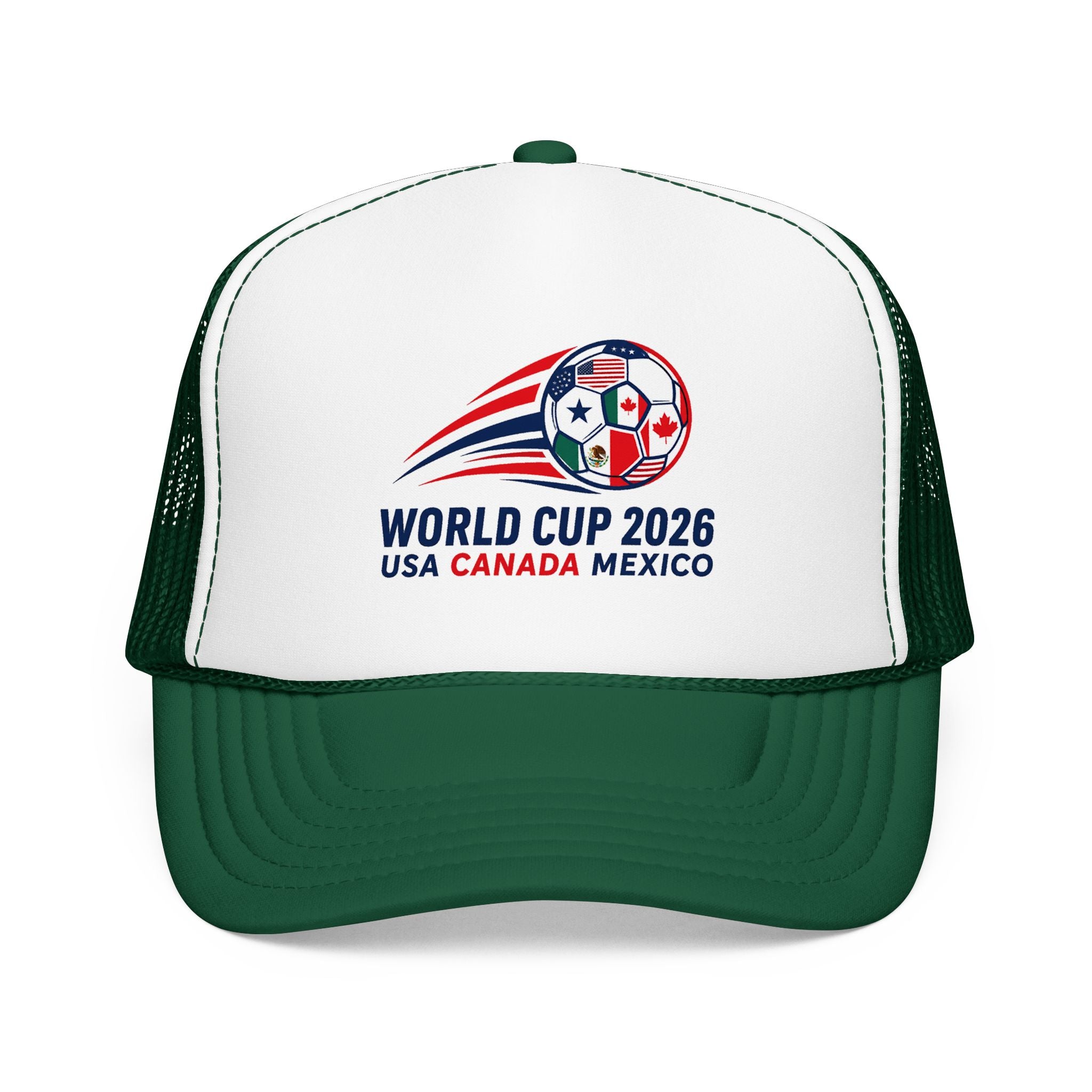 Soccer Cup 2026 Trucker Hat — USA Canada Mexico Soccer Cap