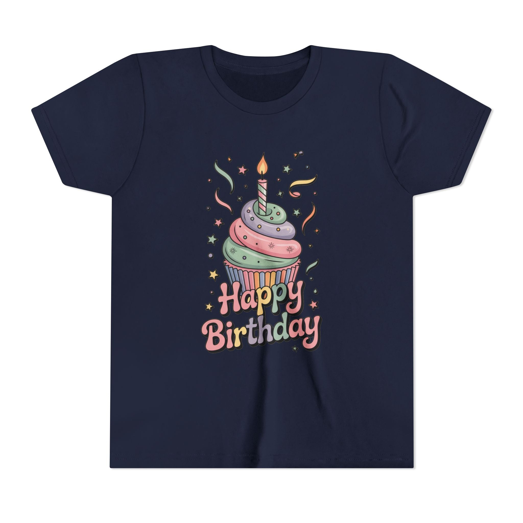 Kids "Happy Birthday" Cupcake Tee