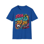 Soccer 2026 T-Shirt —  Bright color splash Graphic Tee.
