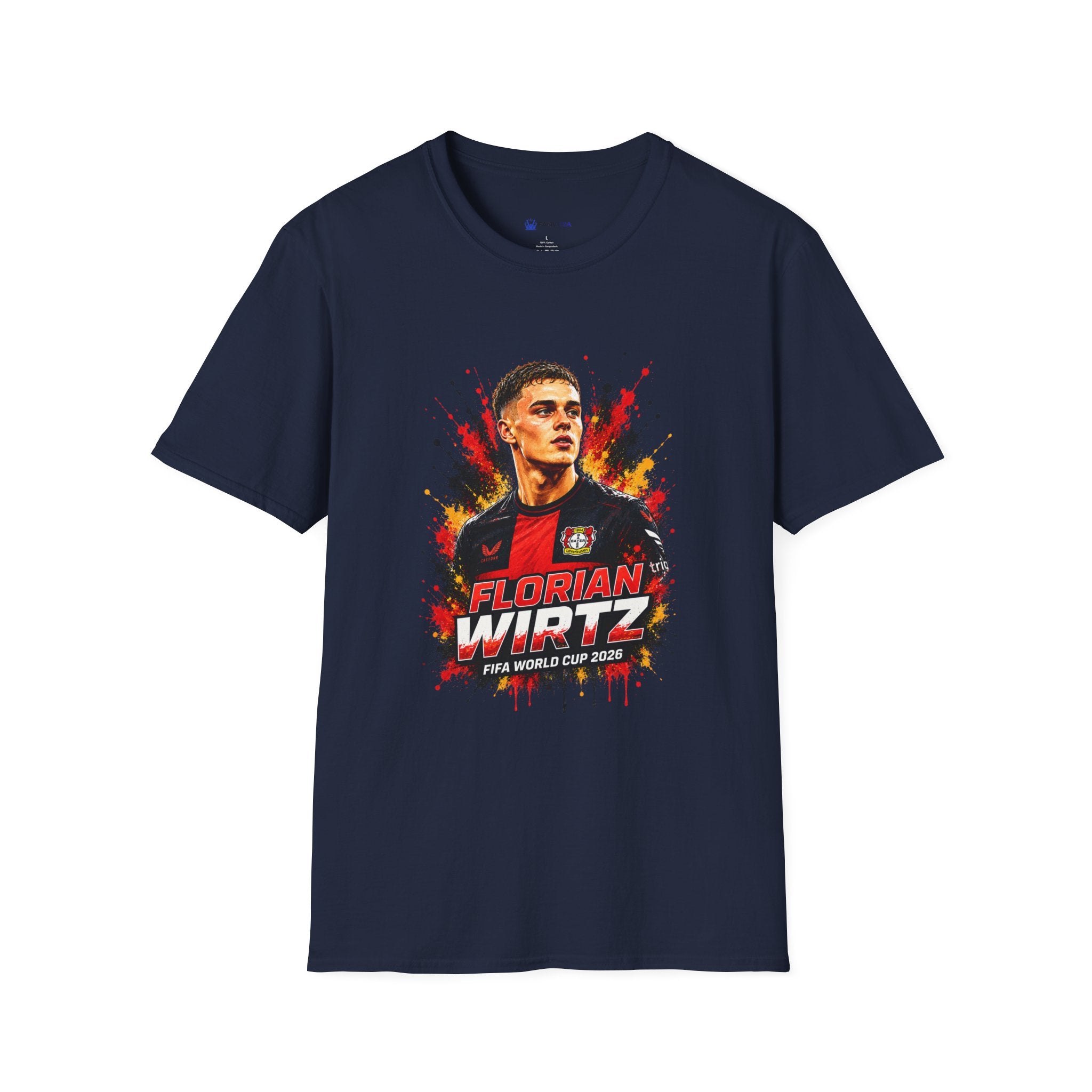 Germany Legend Soccer T-Shirt — Portrait Graphic Football Fan Tee