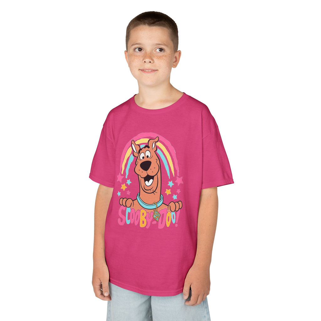 Scooby-Doo Kids T‑Shirt — Colorful Rainbow Cartoon Tee for Kids