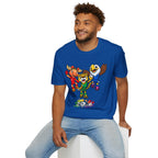 Kids Mascot Team T-Shirt — Cheerful Moose, Cheetah & Eagle Design