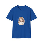 Cute Winking Girl Graphic T-Shirt – Kawaii Heart Tee