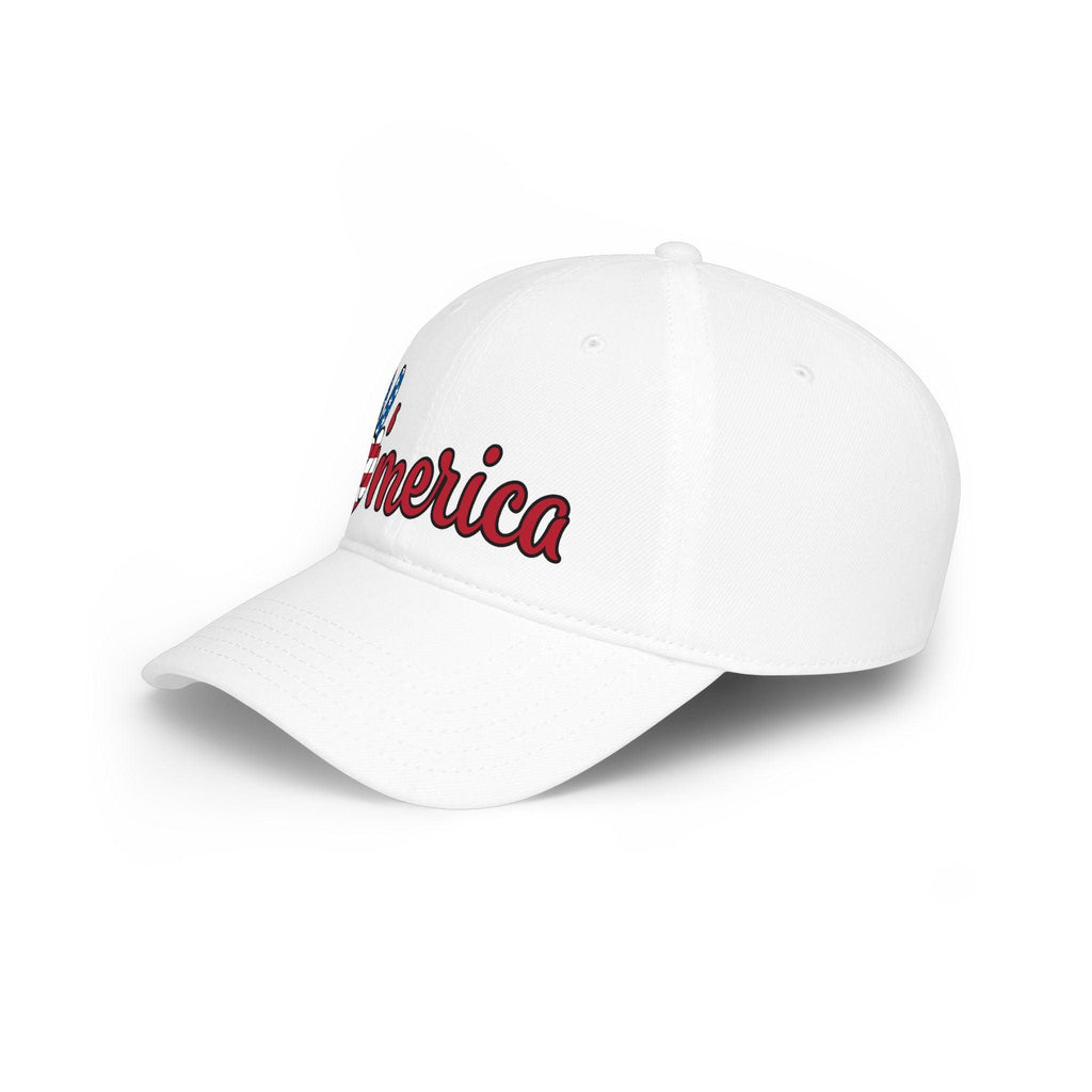 Merica peace sign patriotic baseball cap