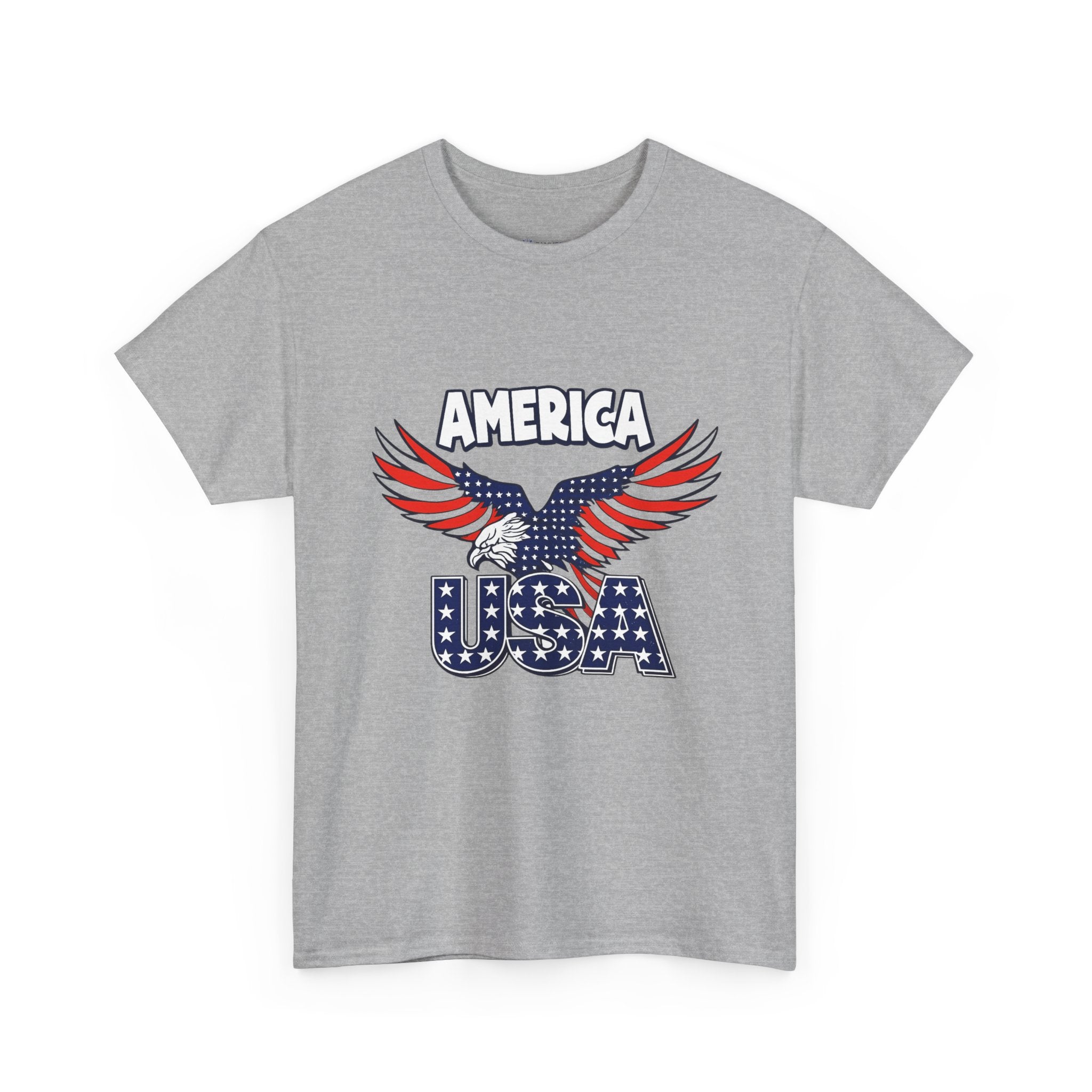 USA Eagle T-Shirt – America Patriotic Graphic Tee for 4th of July