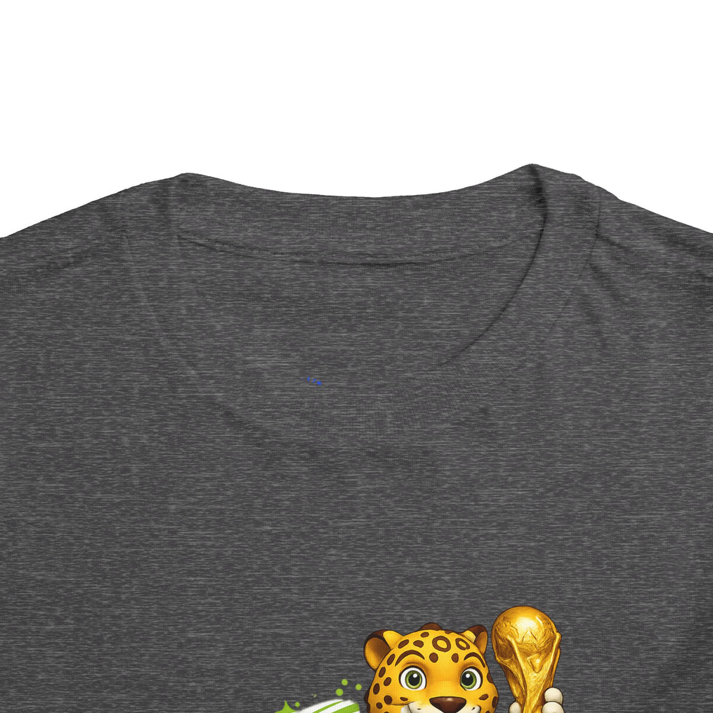 Soccer cup 2026 Toddler Soccer Tee — Cute Tiger Mascot Trophy Design