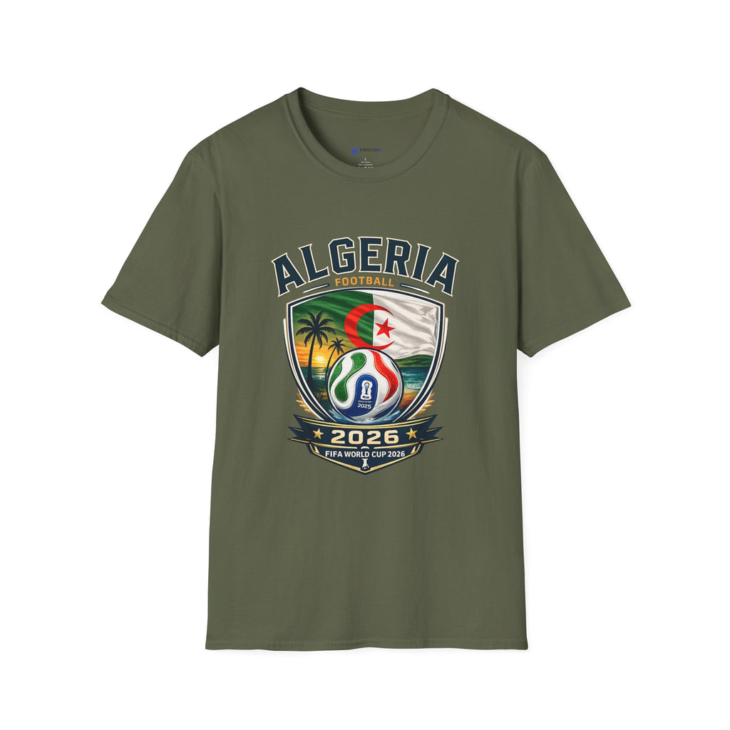 Algeria Football T-Shirt — 2026 National Team Crest Tee