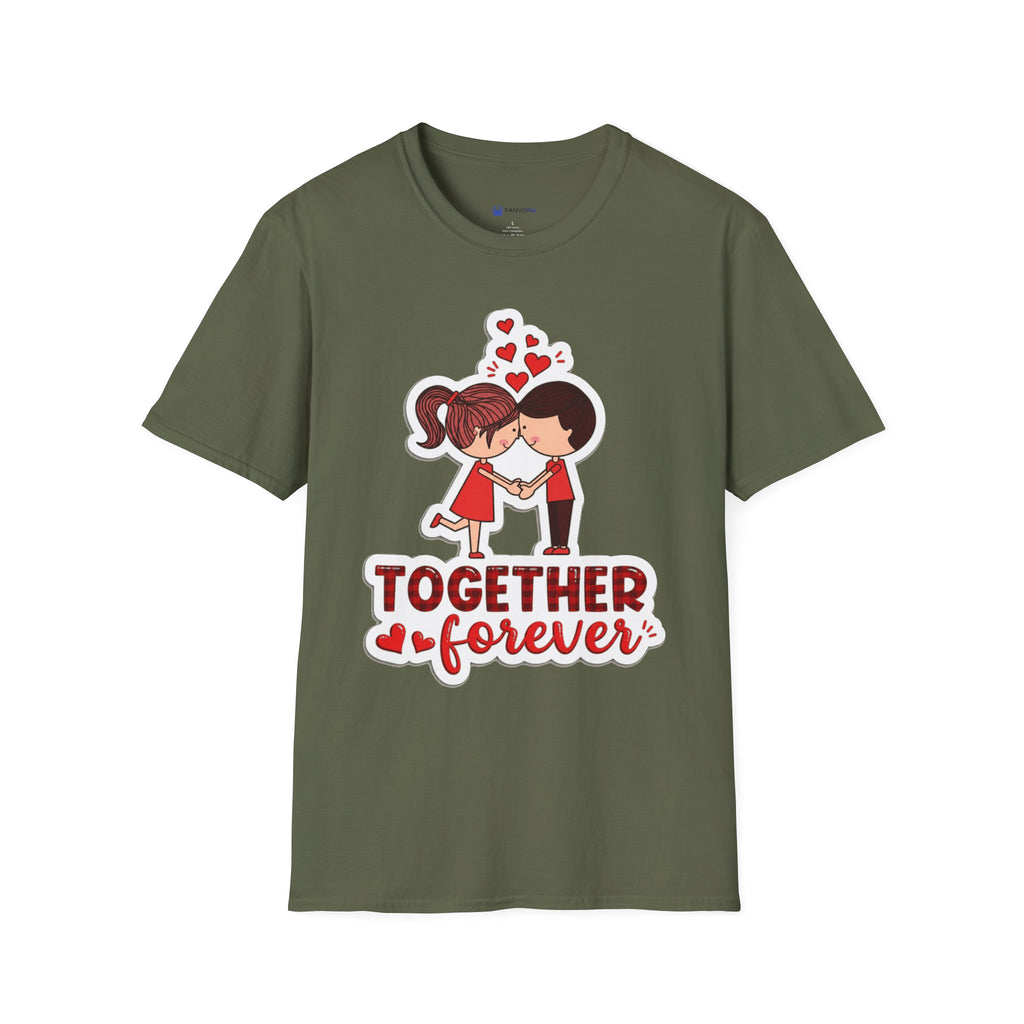Together Forever Couple T-Shirt — Cute Kids-Style Valentine Tee