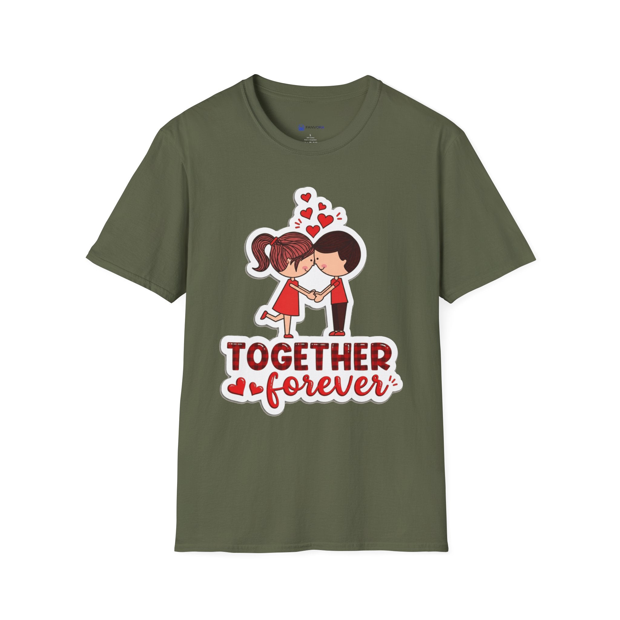 Together Forever Couple T-Shirt — Cute Kids-Style Valentine Tee