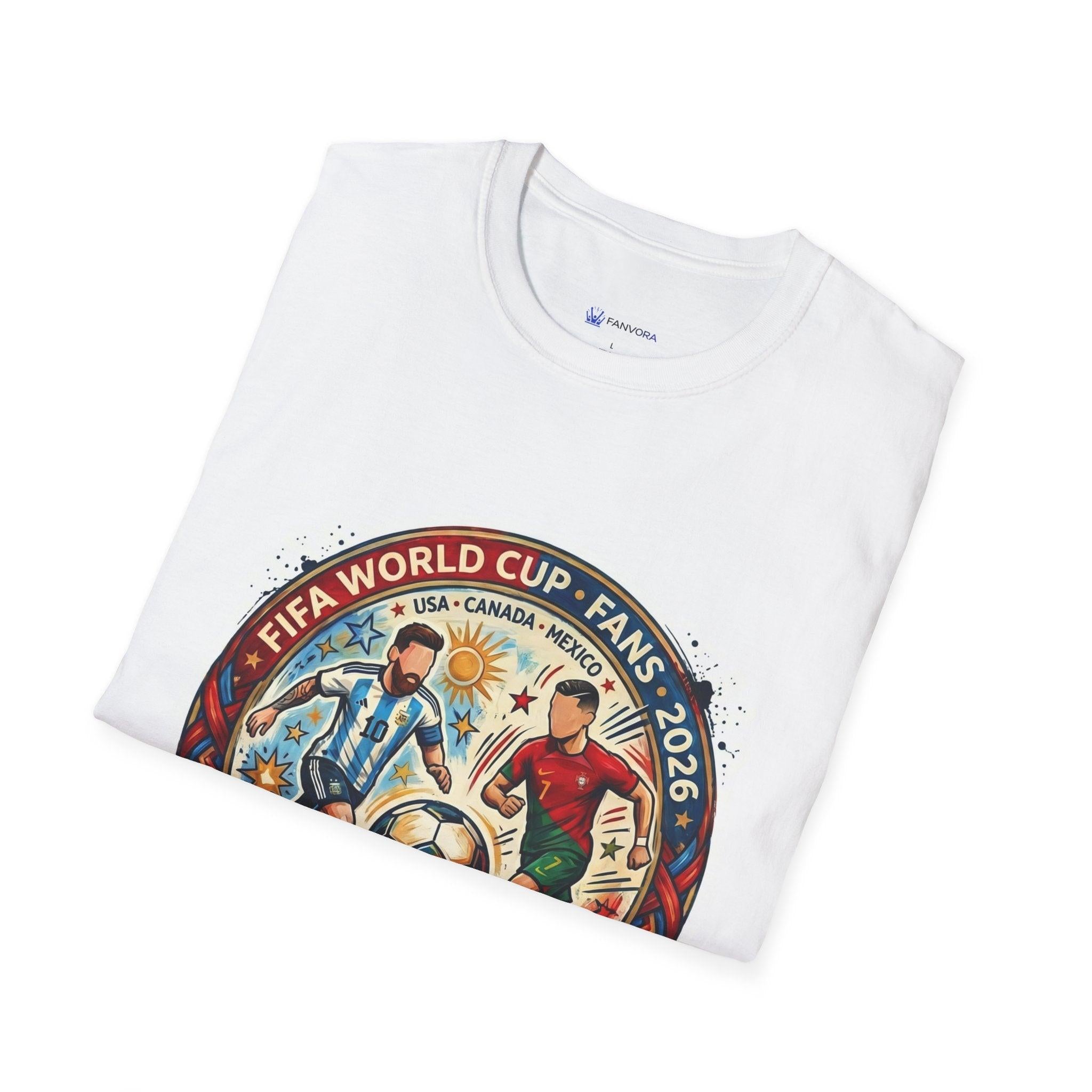 Unisex - Legends Unite Fans’ Choice World Cup T-Shirt — “Survival Pack: Chips & Hope”.