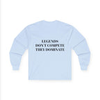 Long Sleeve Football Shirt – World Cup 2026 Fan Tee "Calm Dangerous Genius".