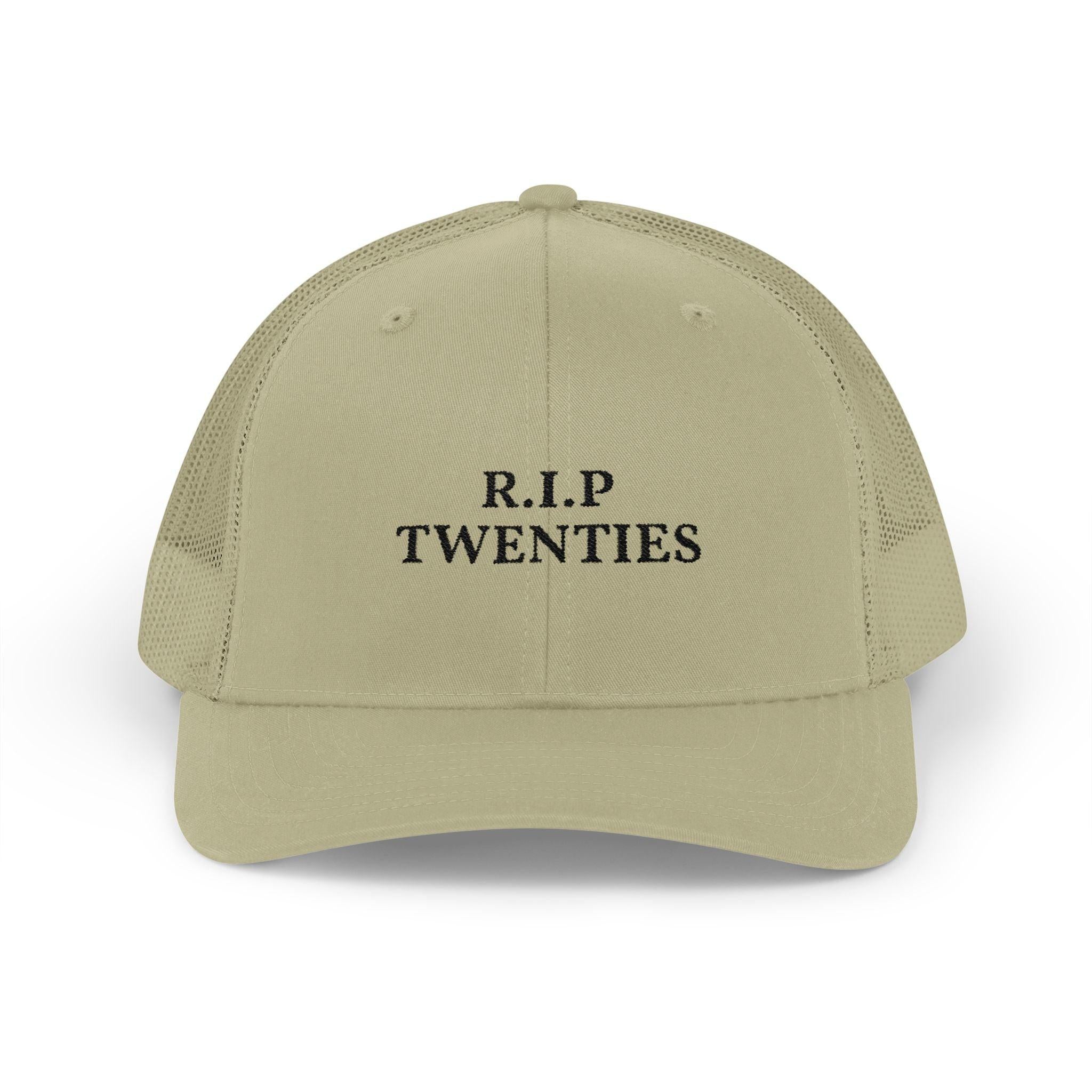 R.I.P. Twenties embroidered trucker cap
