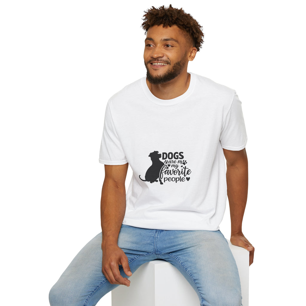 Dog Lover T-Shirt — “Dogs Are My Favorite People” Graphic Tee