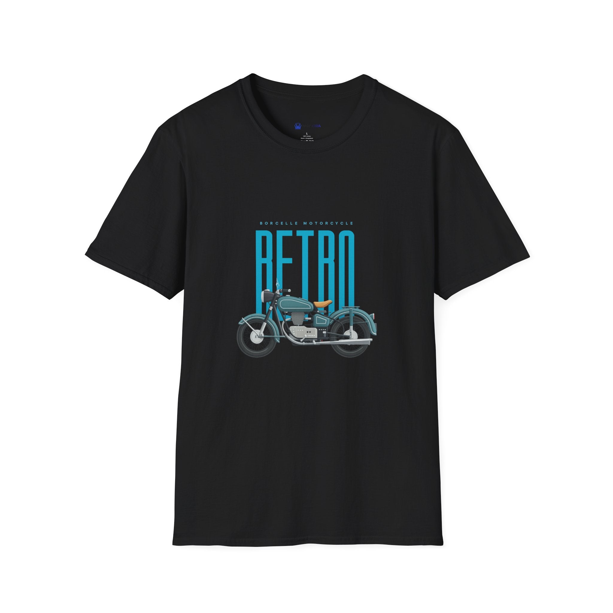 Retro Motorcycle T-Shirt — Vintage Bike Graphic Tee